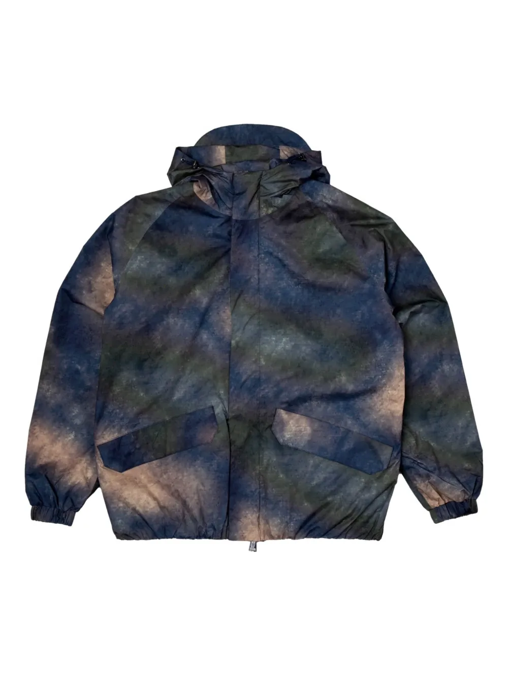 Welter Shelter K-Sea Printed Universe jack met capuchon Blauw