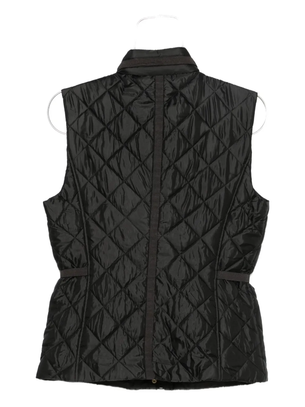 Michael Kors quilted-pattern gilet Zwart