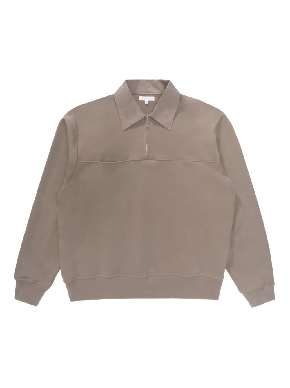 Lady White Co. Anderson Quarter Zip polo shirt | Grey | Image 1