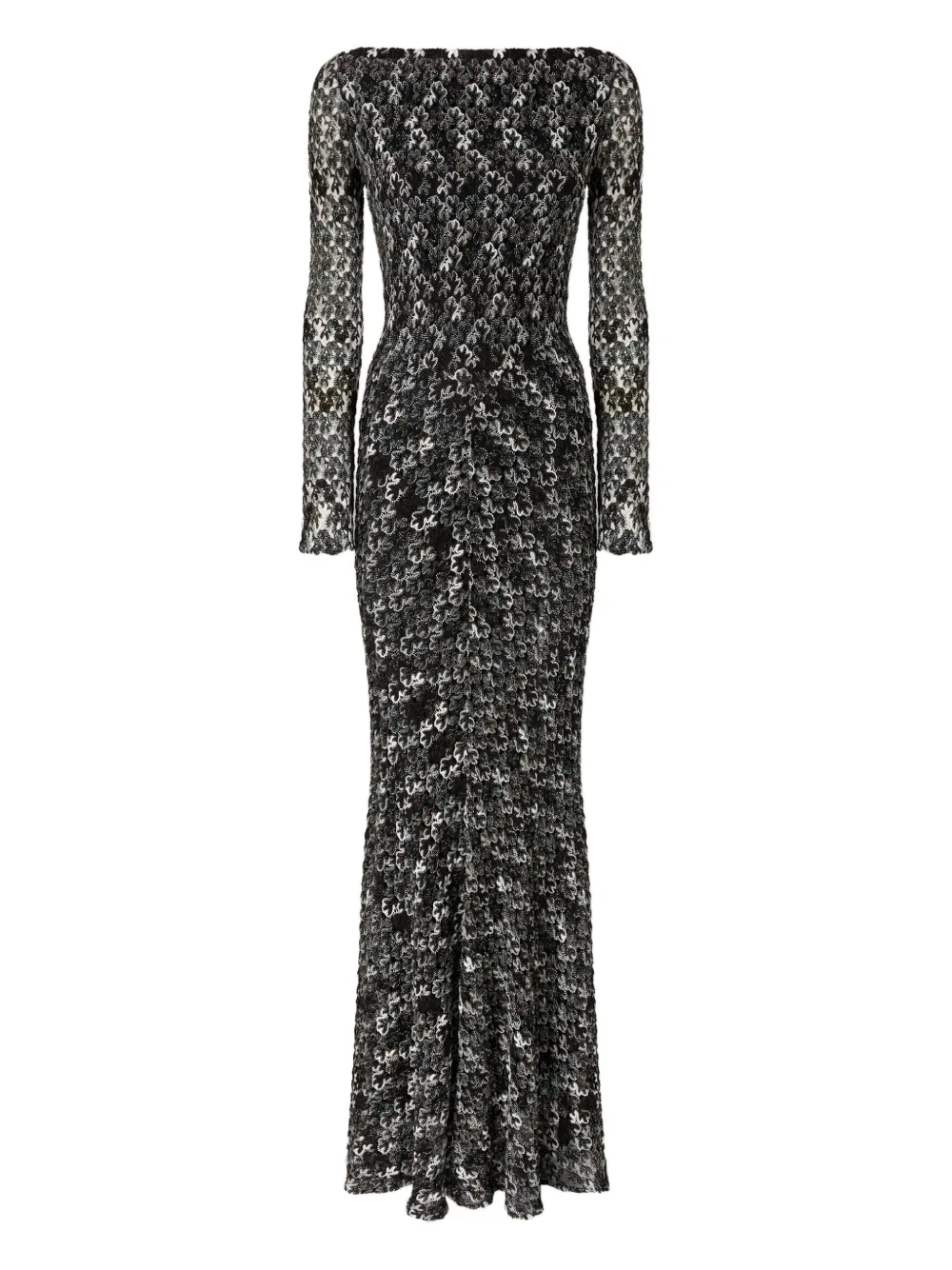 Missoni floral-motif dress Zwart