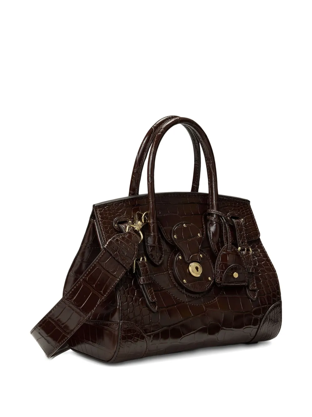 Ralph Lauren Collection Ricky 27 alligator tote bag Bruin