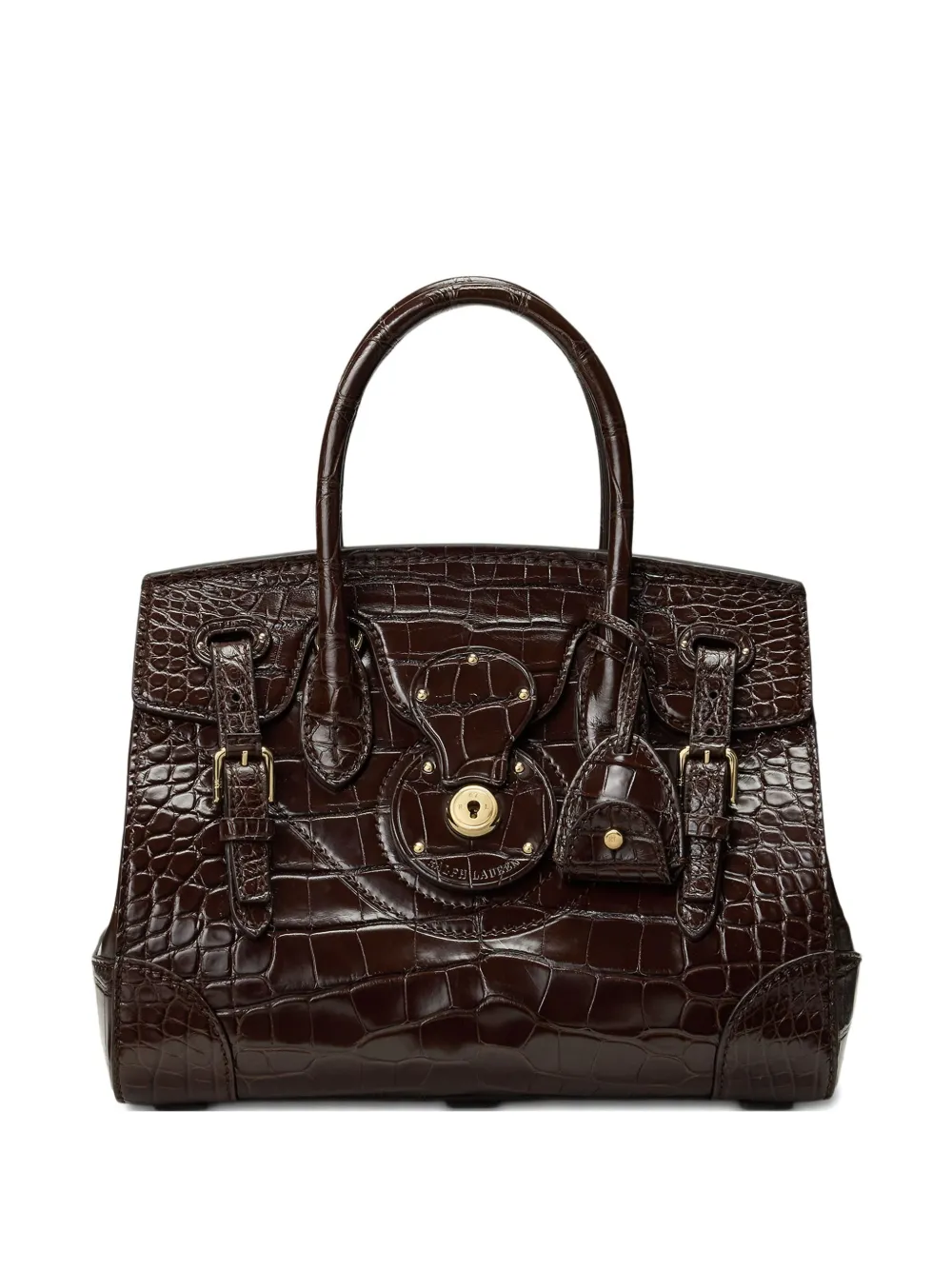 Ralph Lauren Collection Ricky 27 alligator tote bag Bruin