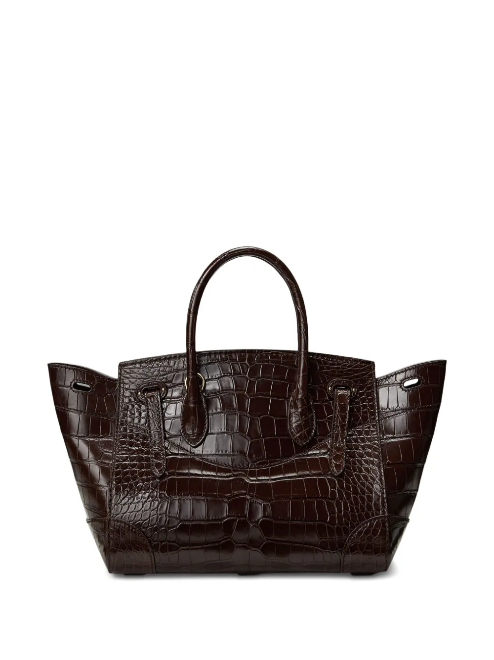 Ralph Lauren Collection Ricky 27 alligator tote bag Bruin