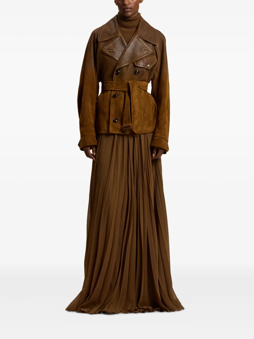 Ralph Lauren Collection Kasjmier coltrui Bruin