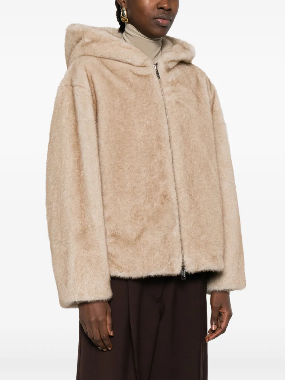 P.A.R.O.S.H. Jack met capuchon Beige