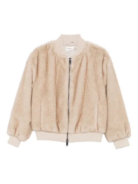P.A.R.O.S.H. faux-fur bomber jacket