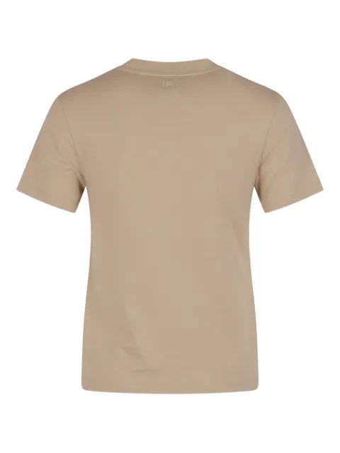AMI Paris logo-embroidered T-shirt