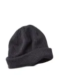 RoToTo Super Soft two-way ribbed beanie - Black