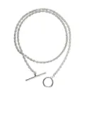 All Blues rope-chain double bracelet - Silver
