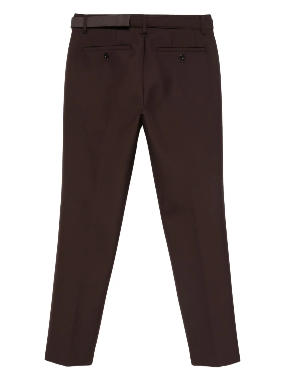Sacai Broek met ceintuur - Bruin