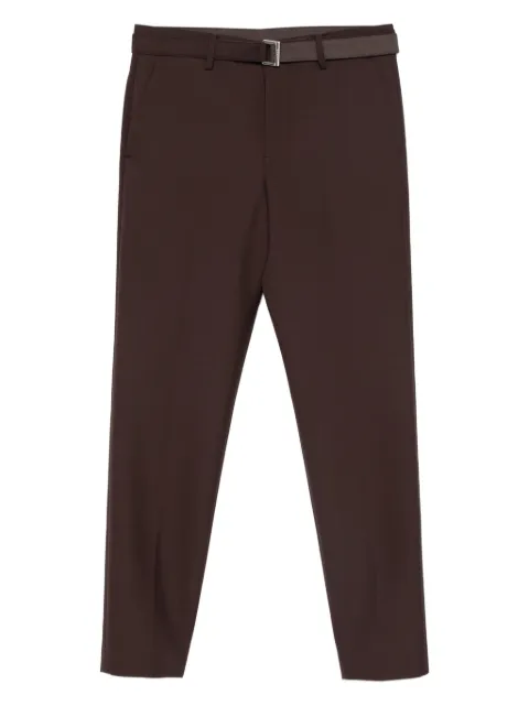 sacai belted trousers