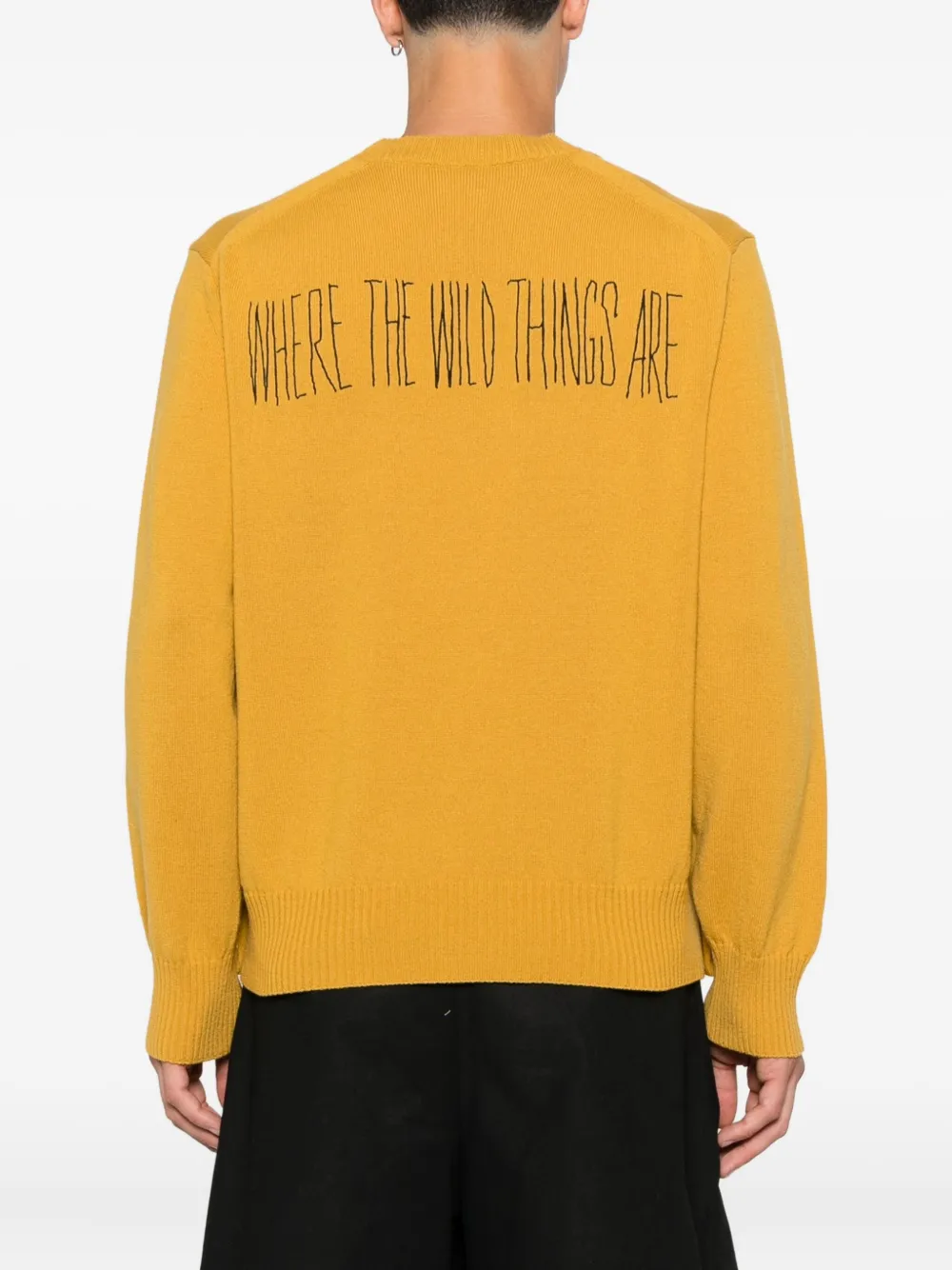 sacai Sweater met ronde hals Geel