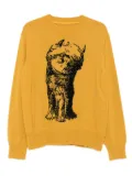 sacai Where The Wild Things Are crew-neck sweater - Yellow