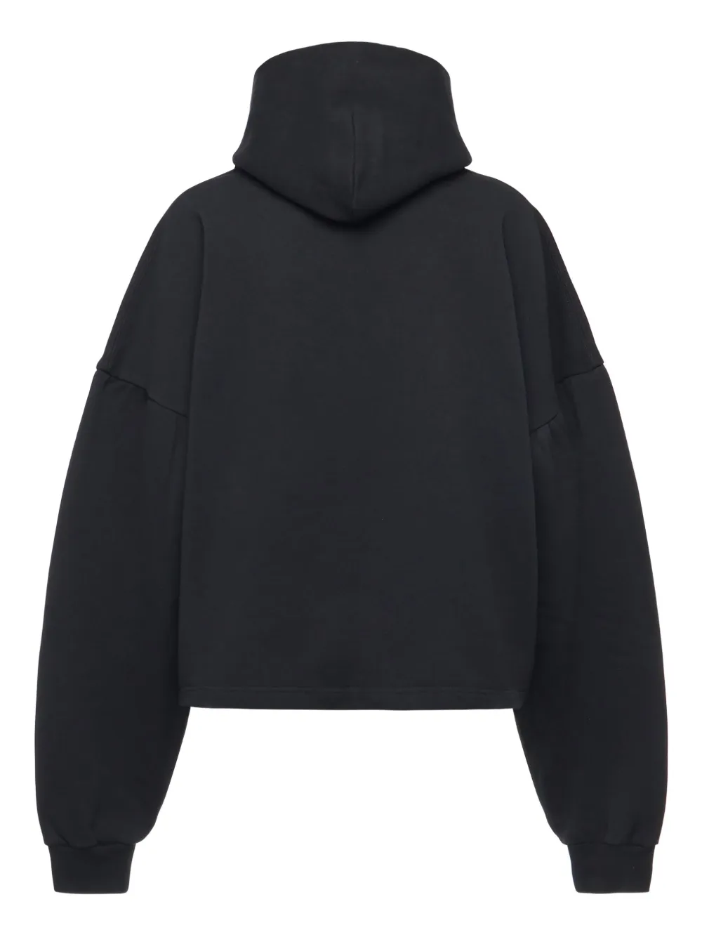 Balenciaga Hoodie met logoplakkaat Zwart