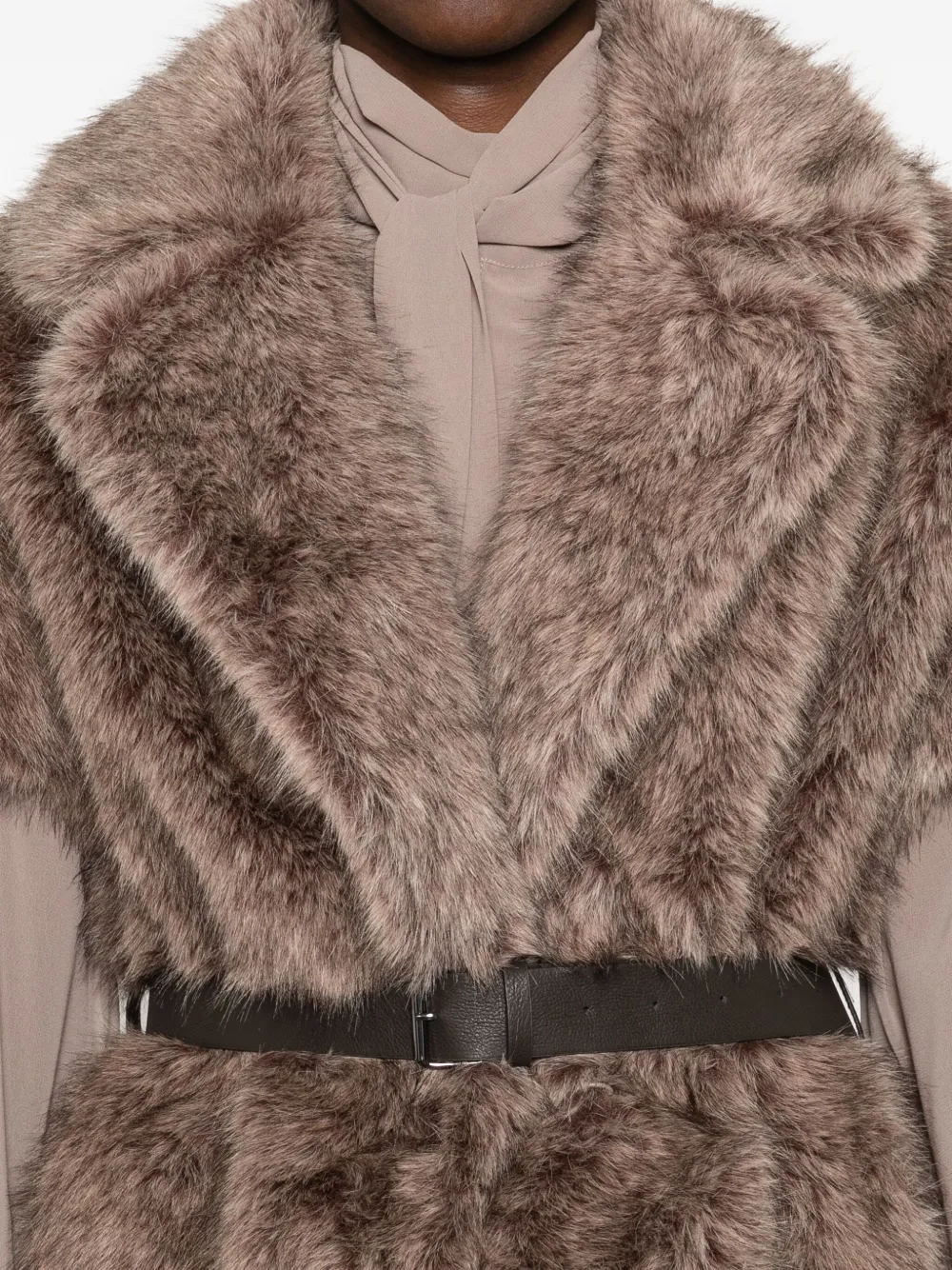 P.A.R.O.S.H. ceintuur gilet Bruin