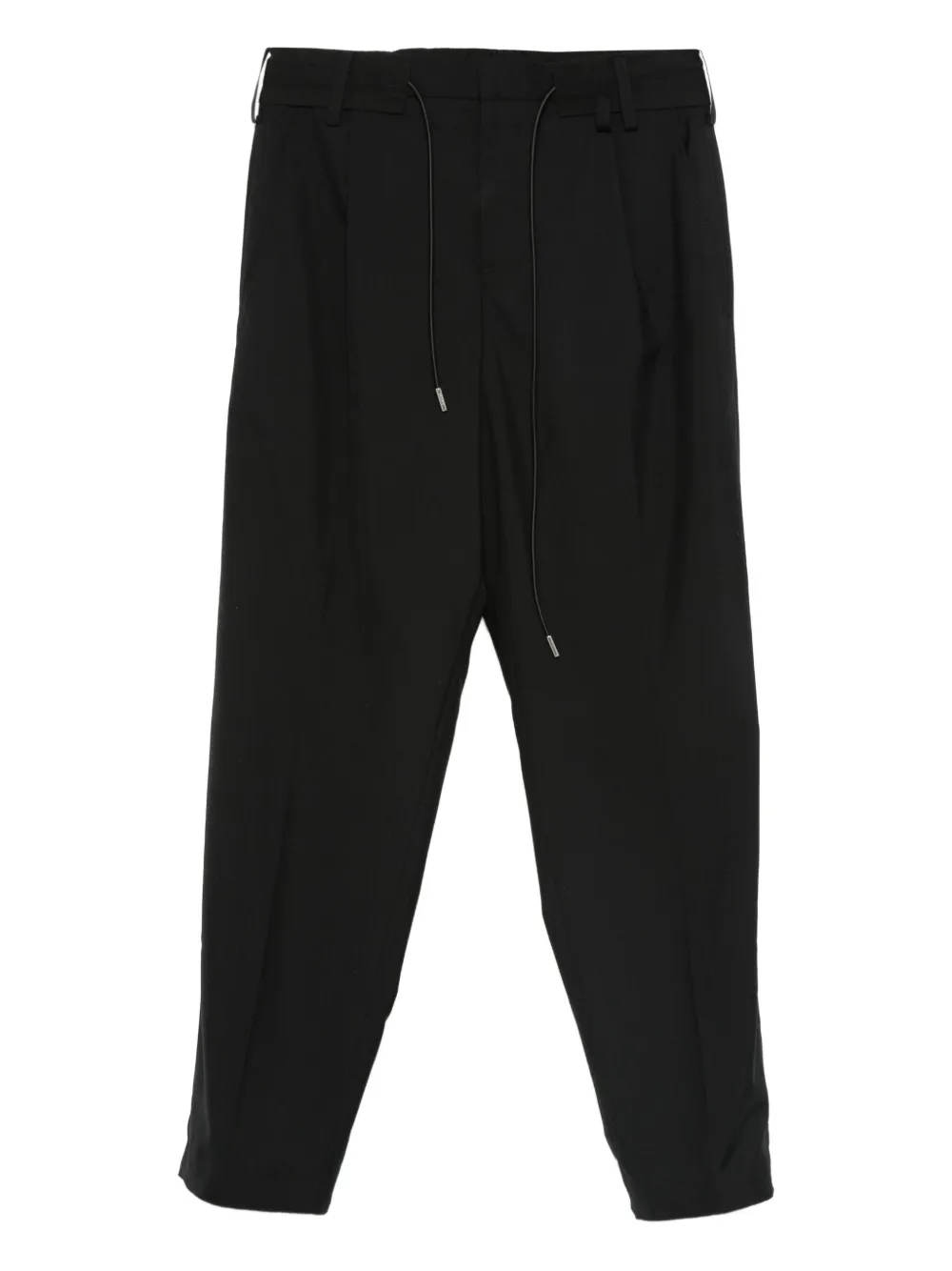 Sacai Broek met trekkoord Zwart