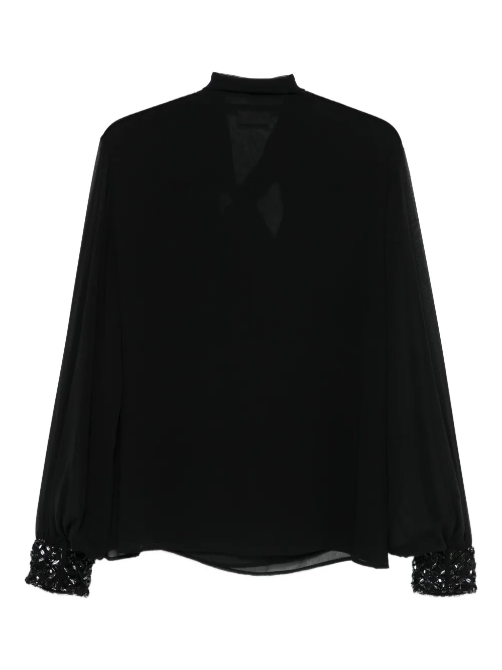 P.A.R.O.S.H. embellished blouse - Zwart