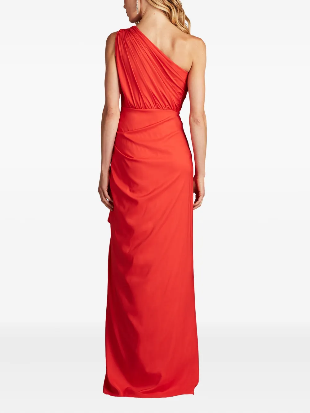 Tadashi Shoji Asymmetrische jurk Rood