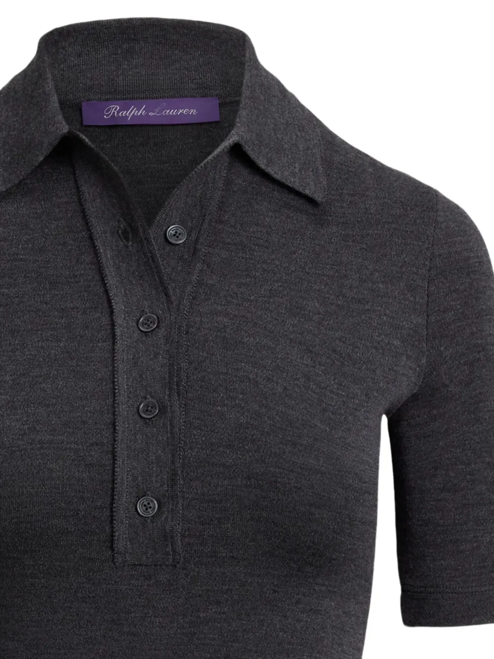 Ralph Lauren Collection Wollen poloshirt - Grijs