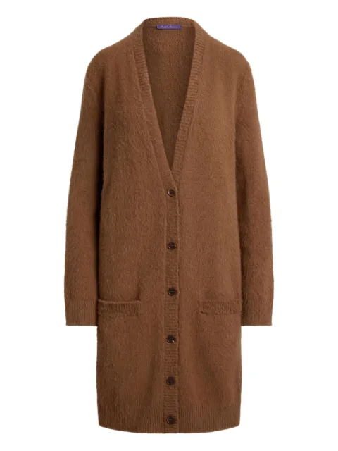 Ralph Lauren Collection brushed long-sleeves cardigan