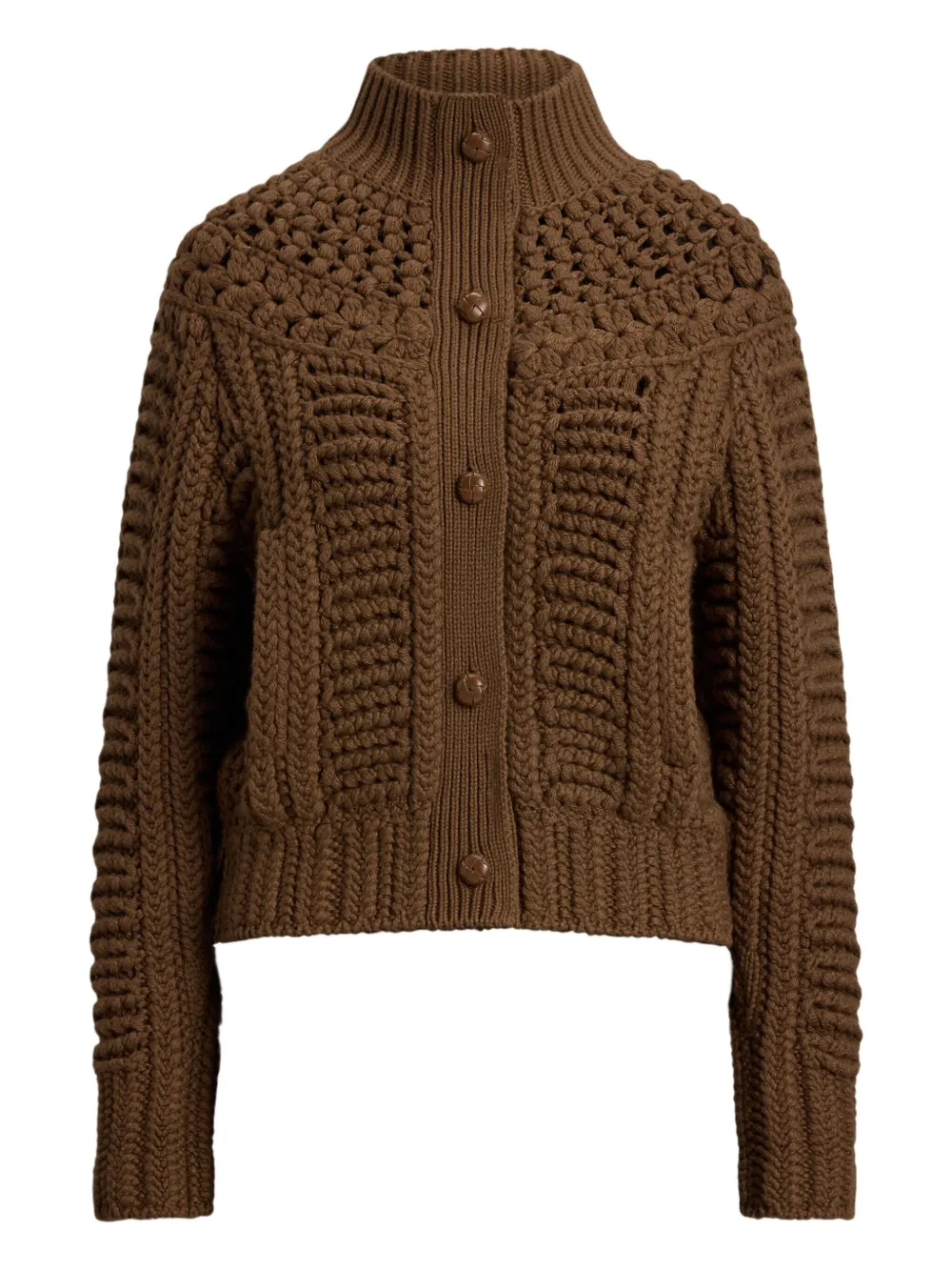 Ralph Lauren Collection Vest met stiksel Bruin