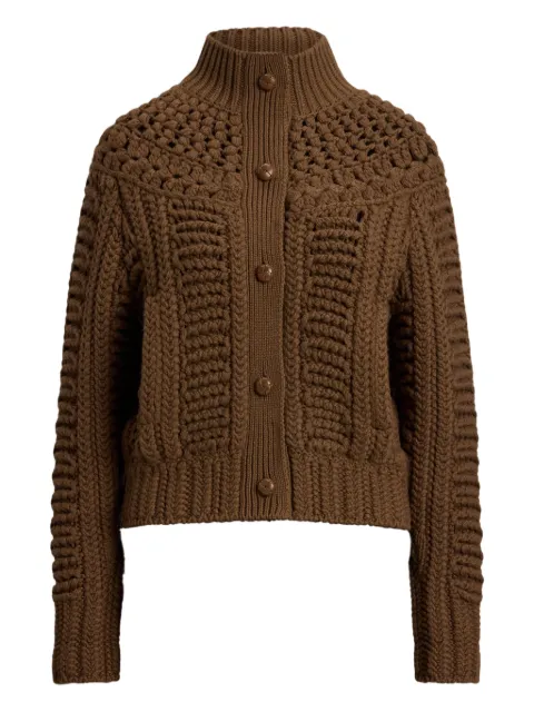 Ralph Lauren Collection yoke-stitch cardigan