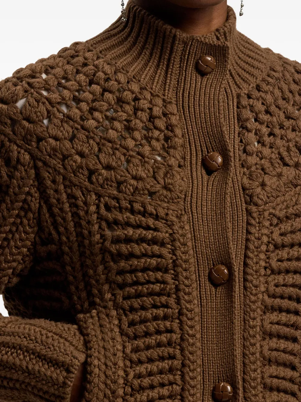 Ralph Lauren Collection Vest met stiksel Bruin