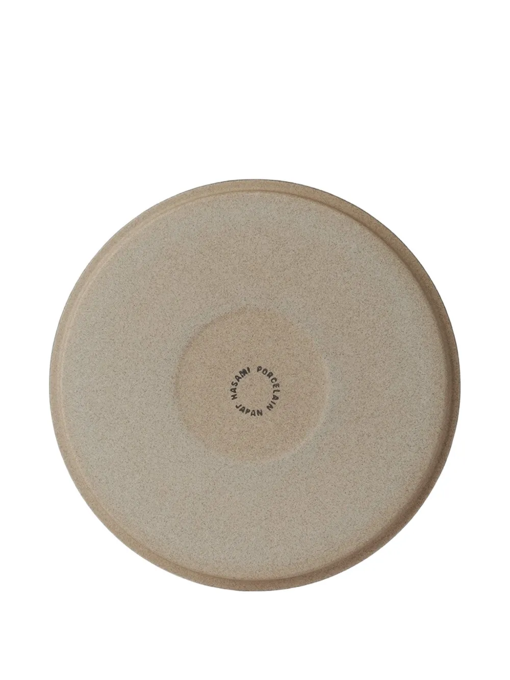 Hasami Porcelain Round-shape Plate (21cm) In Black