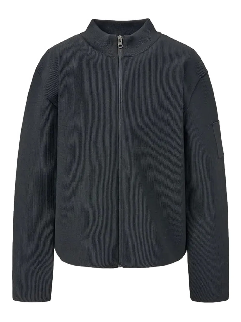Amomento mock neck ribbed jacket | Black | Image 1