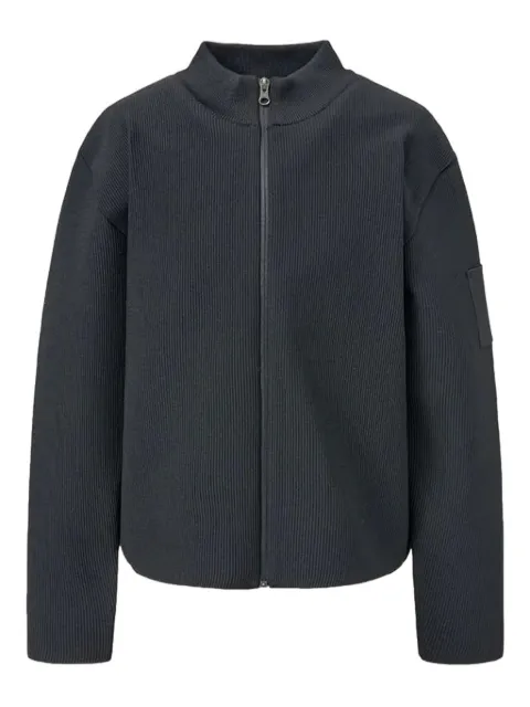 Amomento mock neck ribbed jacket