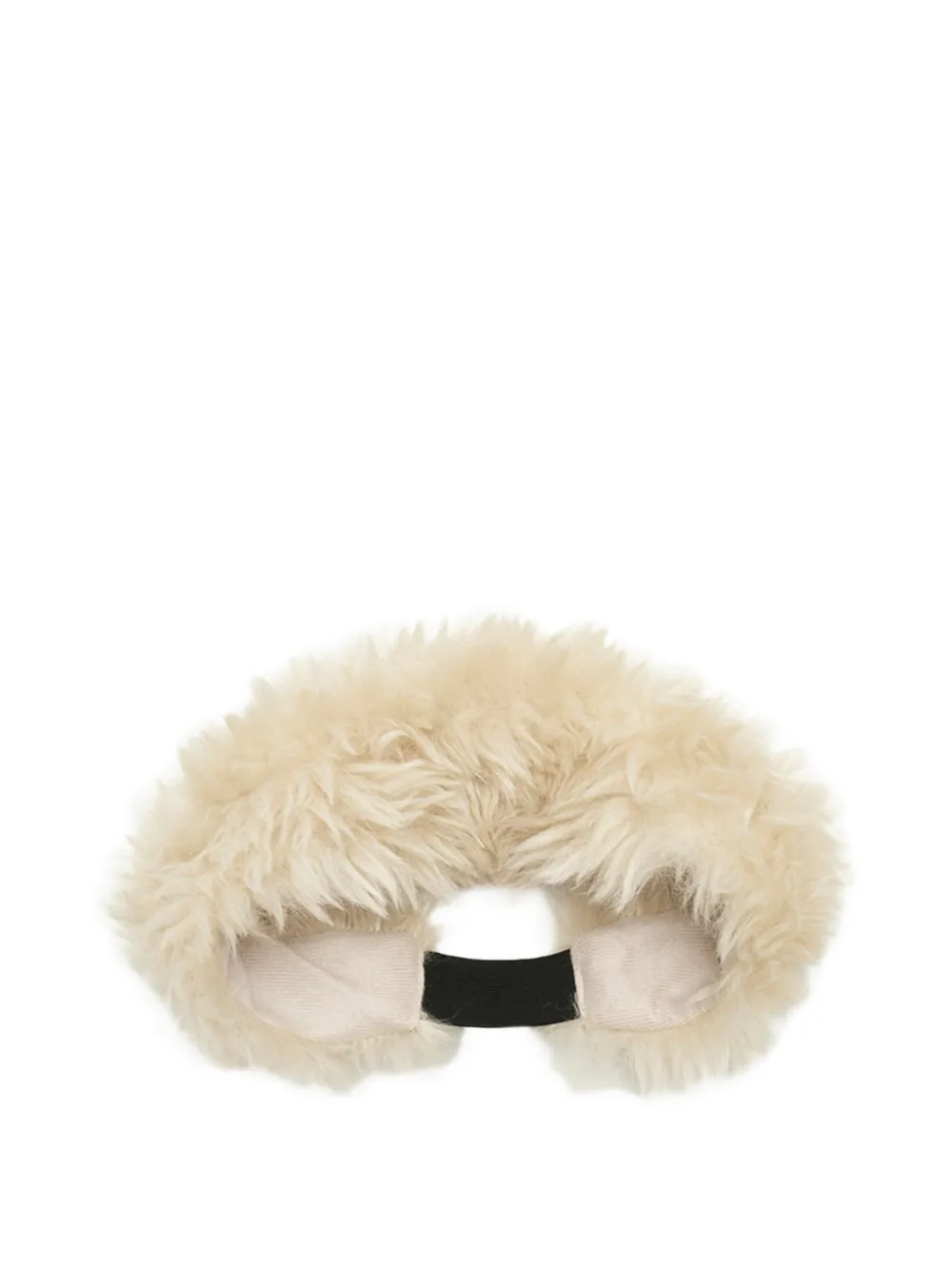 Amomento fur-trimmed hairband Beige