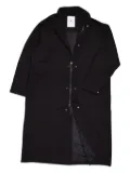 Welter Shelter press-studs zip-front coat - Black