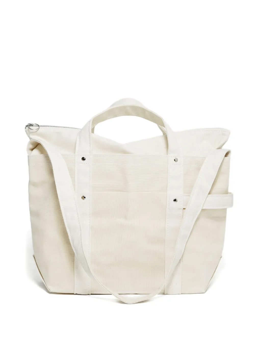 TEMBEA large Harvest canvas tote bag | White | Image 1