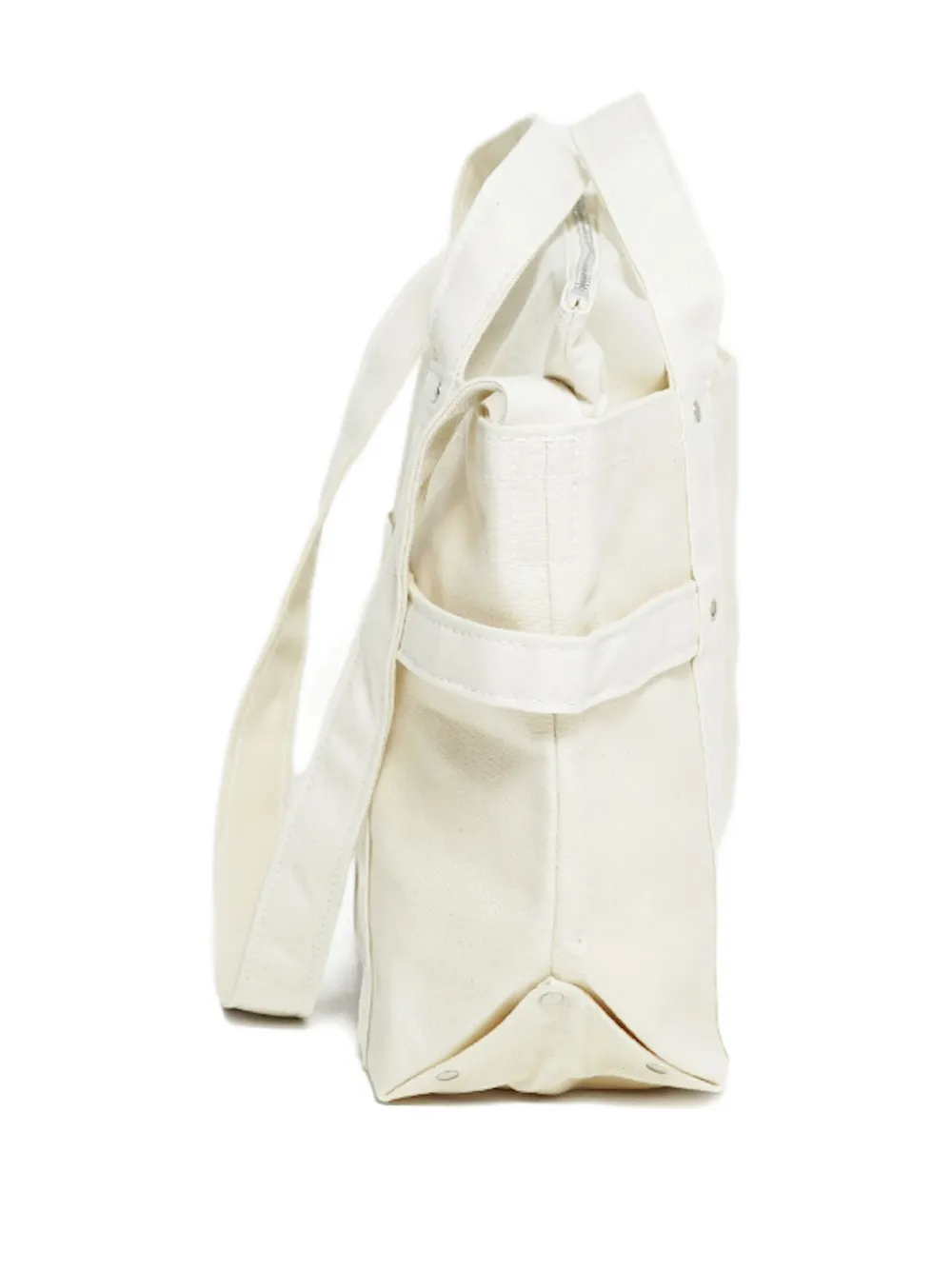TEMBEA Harvest grote canvas shopper Wit