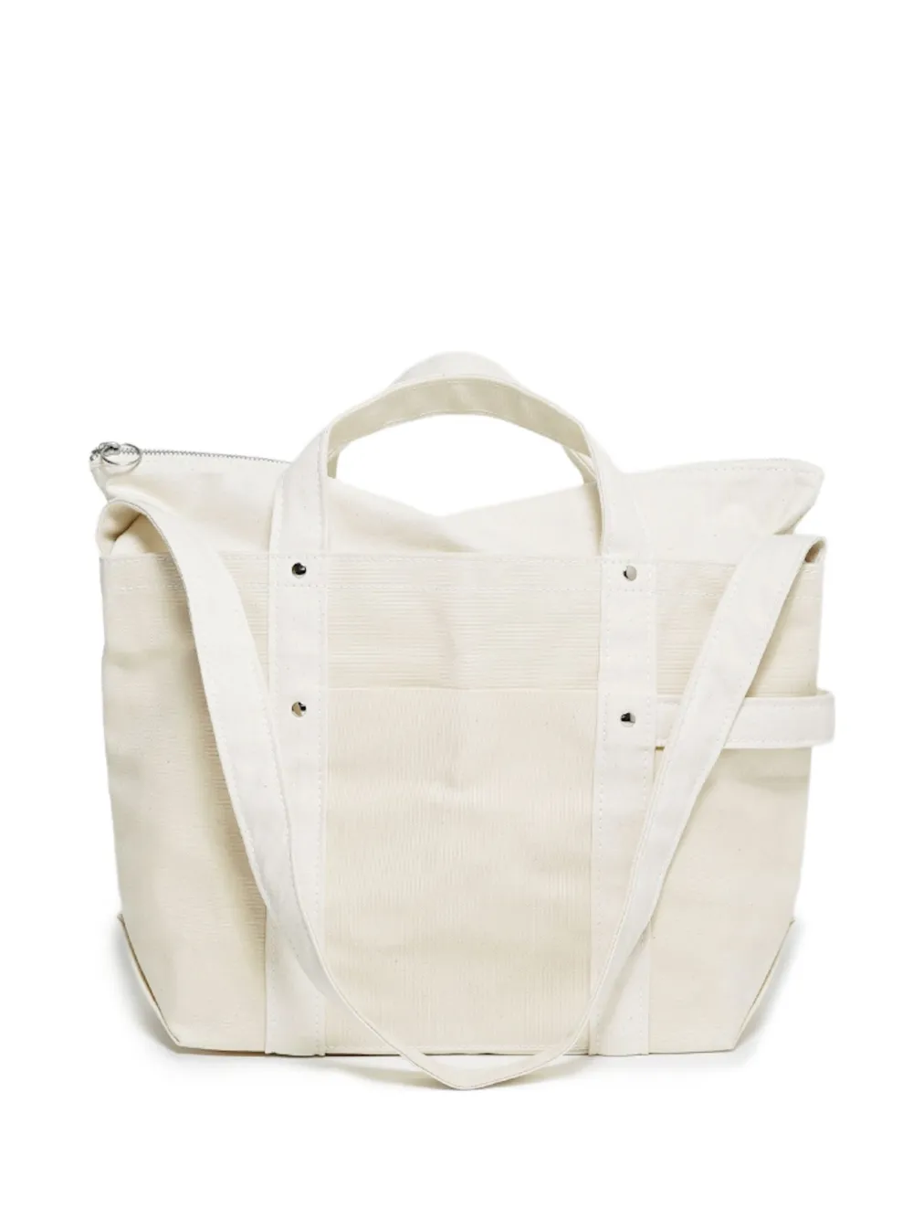 TEMBEA Harvest grote canvas shopper Wit