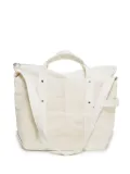 TEMBEA large Harvest canvas tote bag - White