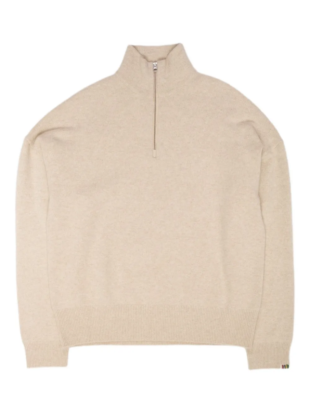 extreme cashmere half-zip cashmere sweater - ニュートラル extreme cashmere half-zip cashmere sweater - ニュートラル