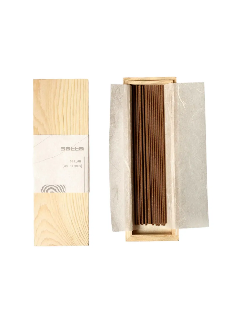 Satta wooden box incense (30 sticks) | Incense & Candle Accessories | Image 2