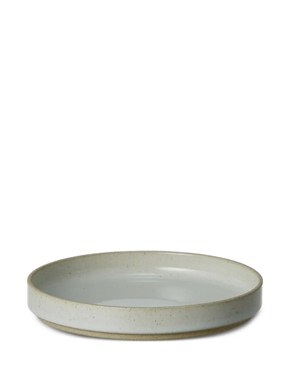 Hasami Porcelain speckled plate | Grey | Image 1