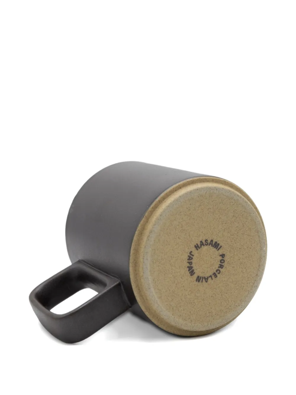 Hasami Porcelain Porcelain Side-handle Mug In Black