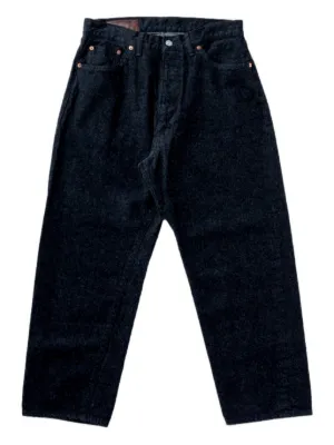 Jeans Wide Leg Con Bottoni Logati Donna, Blu | Milano - Foto 4