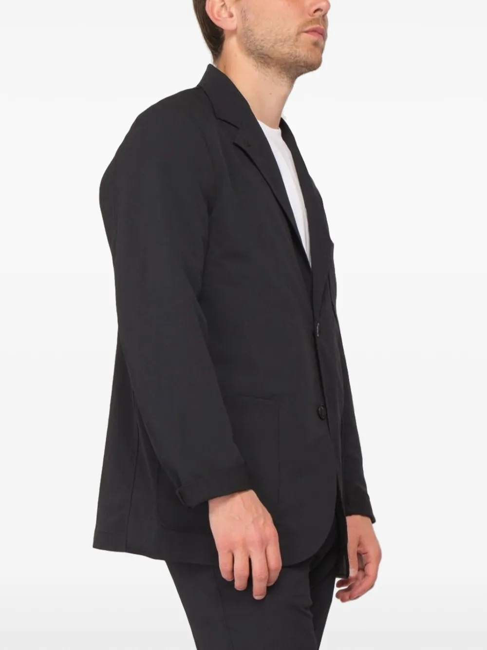 Nanamica Blazer met opgestikte zakken en twee knopen Zwart