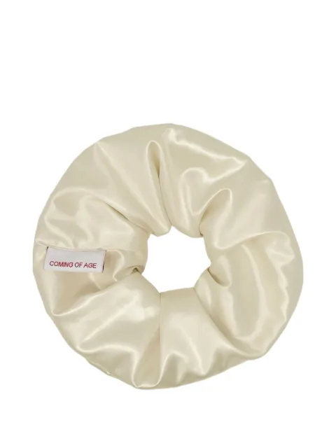 CoA NYC satin scrunchie