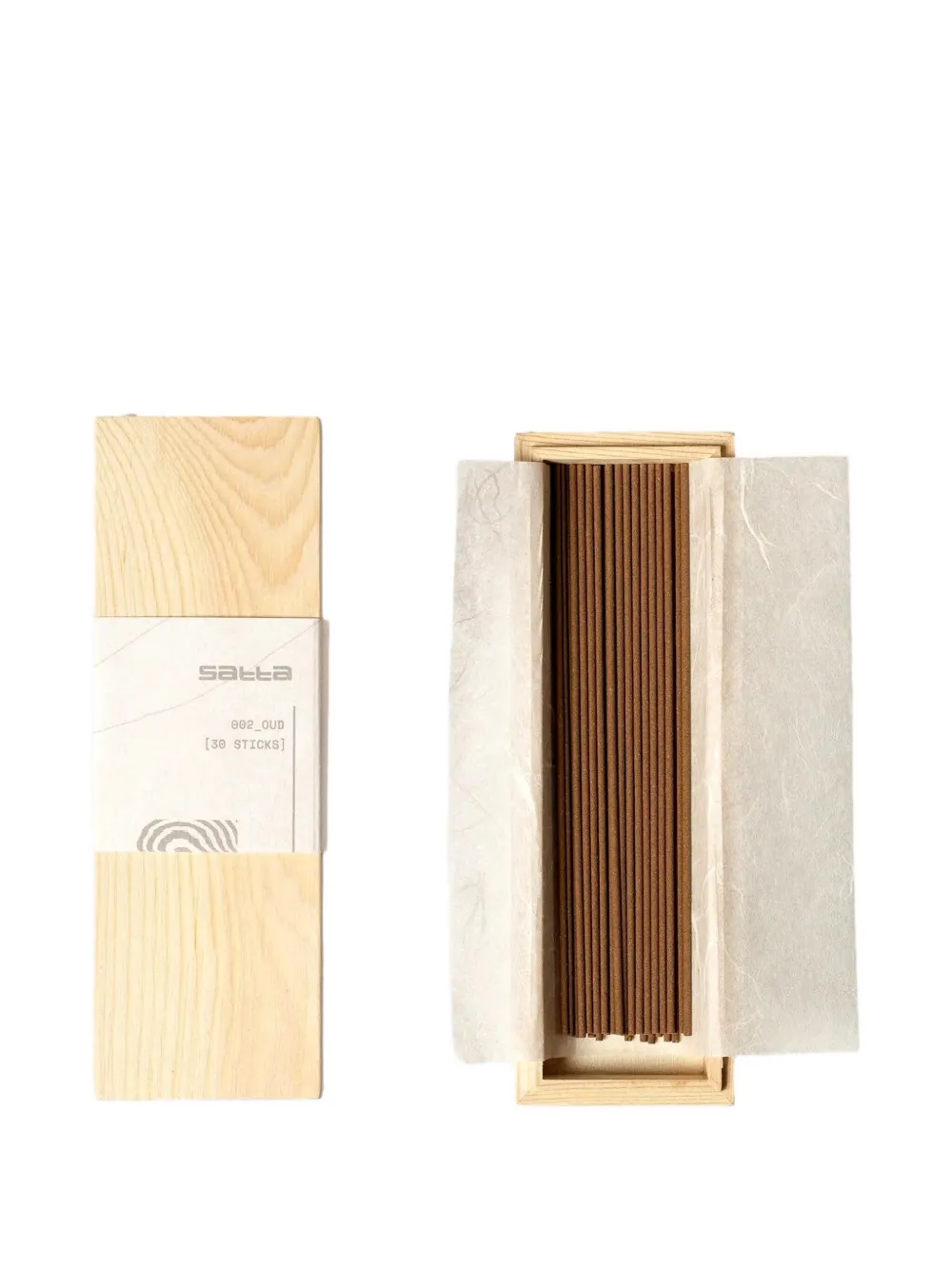 Satta wooden box incense (30 sticks) | Brown | Image 1