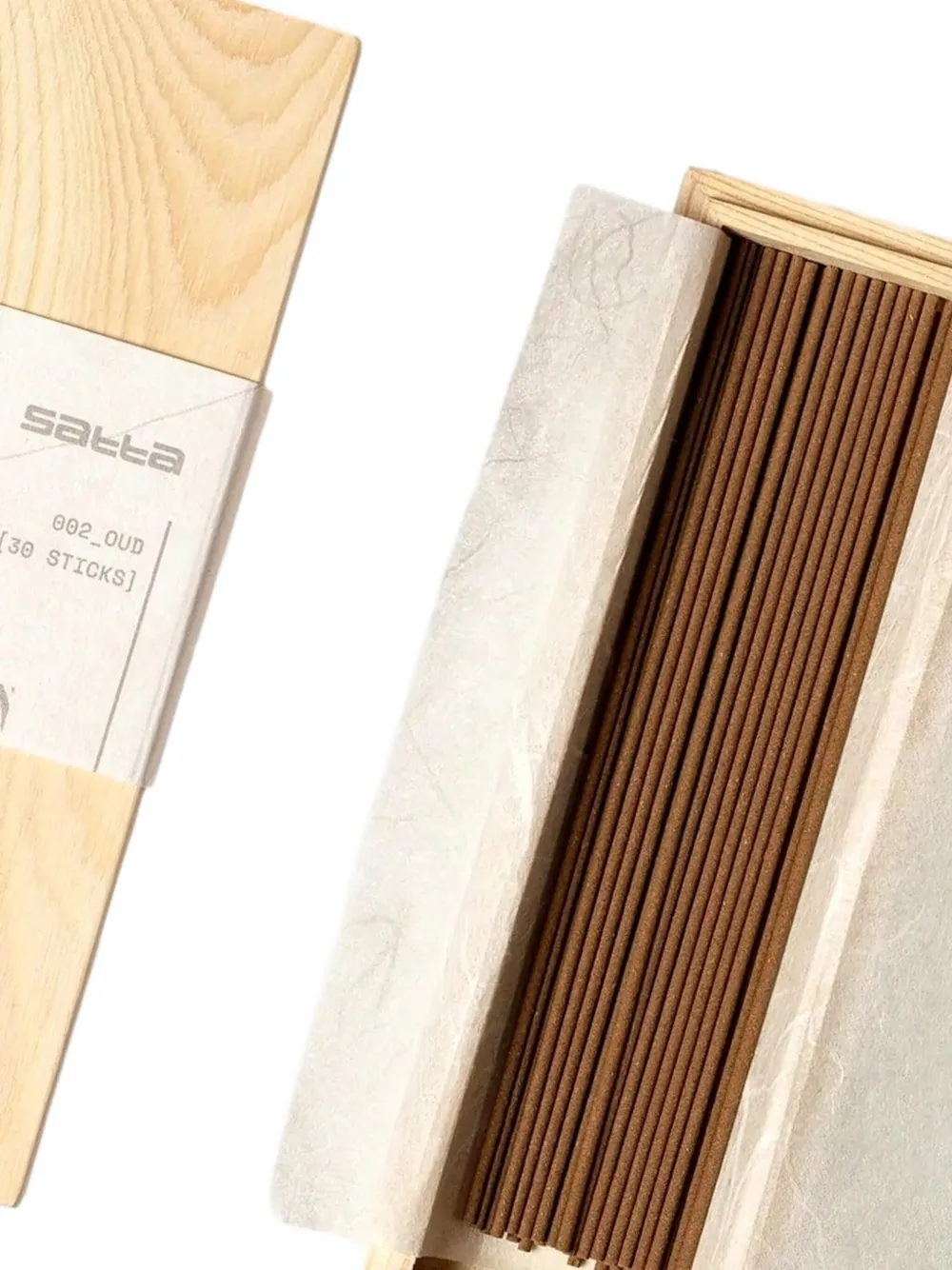 Satta wooden box incense (30 sticks) | Incense & Candle Accessories | Image 2