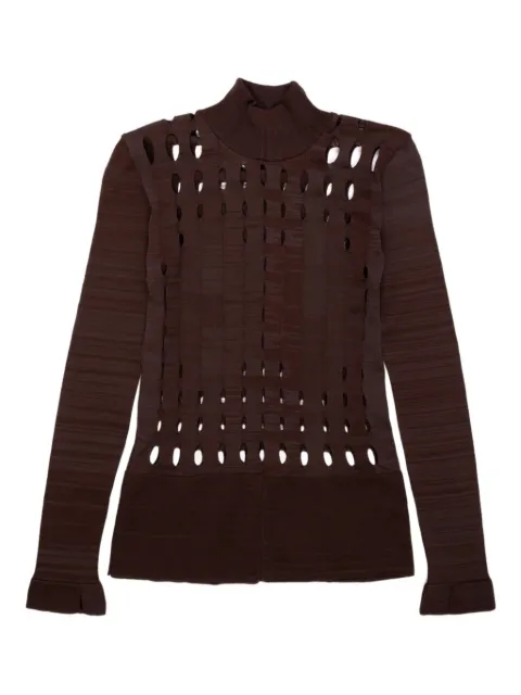 Anne Isabella cut-out knit sweater