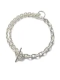 All Blues double chain bracelet - Silver