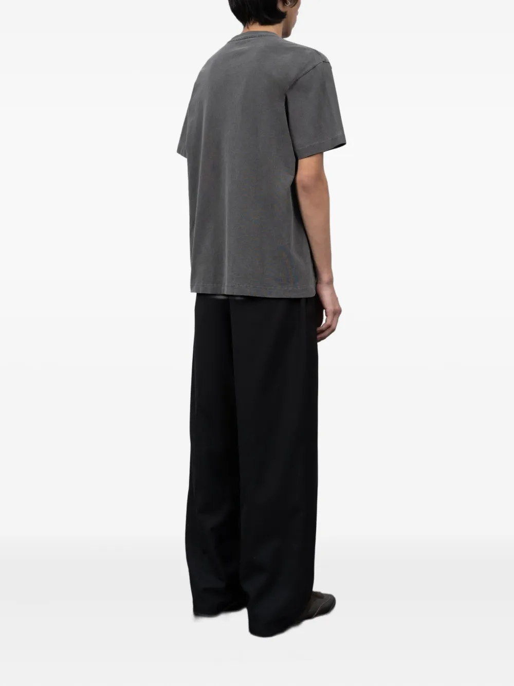 Lady White Co. short-sleeved crew-neck T-shirt Grijs