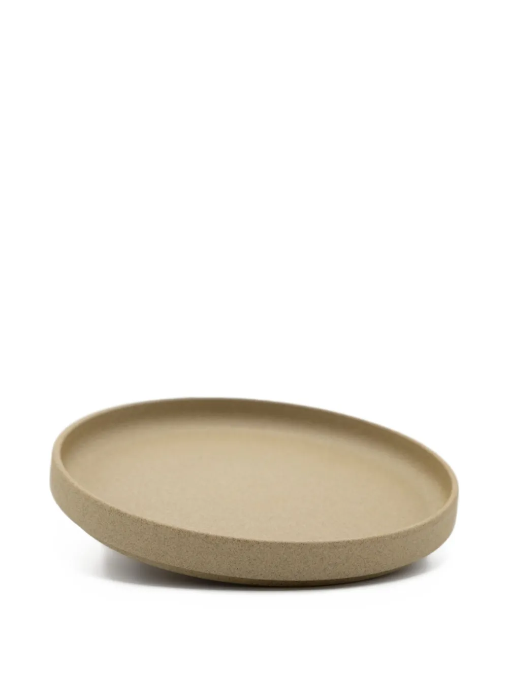 Hasami Porcelain Round-shape Plate In Neutral