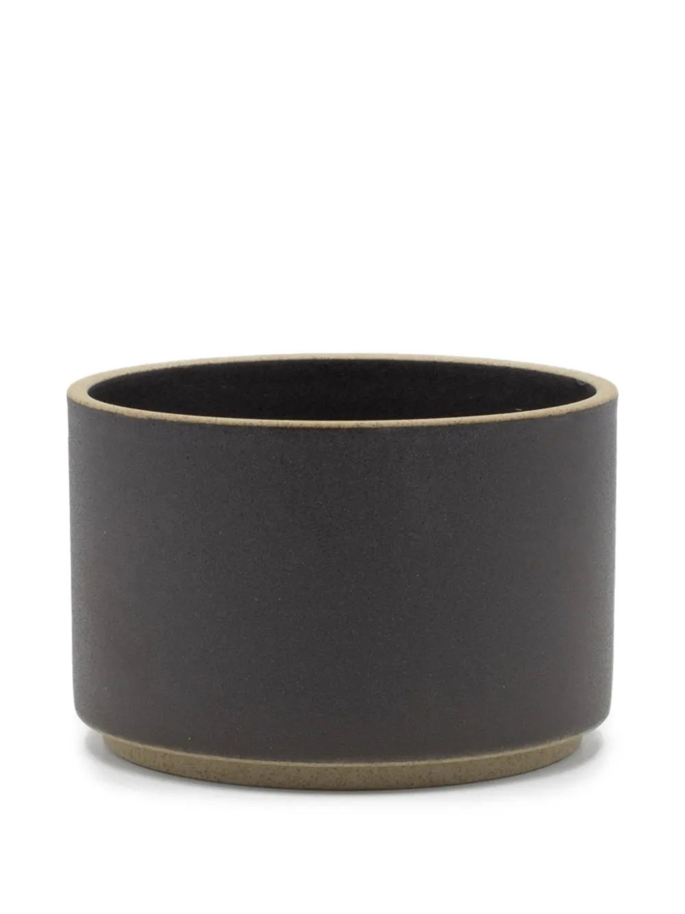 Hasami Porcelain cylindrical bowl (8.5cm) | Black | Image 1